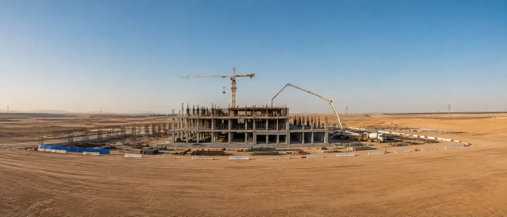 مراحل تنفيذ الهيكل الخرساني للمباني وأهم أعماله الإنشائية
